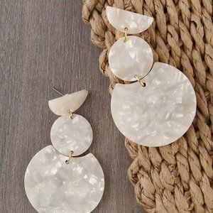 LORI - Geometric Acrylic Drop Earrings